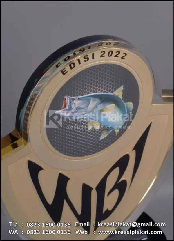 PA148 Plakat Akrilik Penghargaan WBI