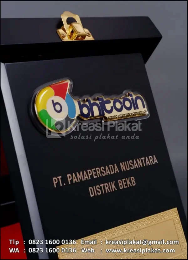 PK107 Plakat Kayu Box PT Pamapersada Nusantara