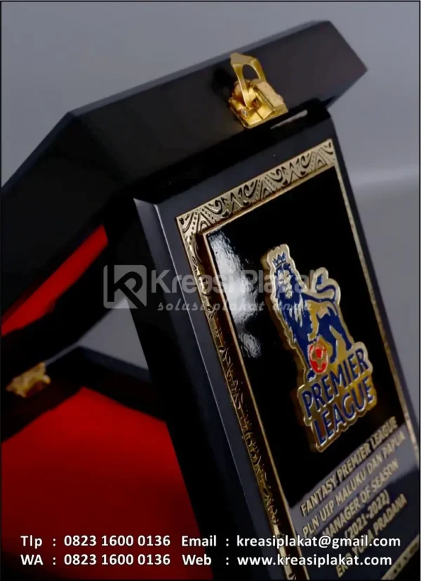 PK113 Plakat Kayu Box FPL PLN UIP Maluku-Papua