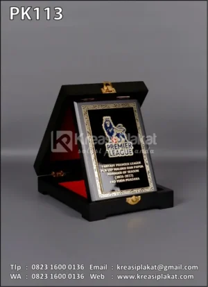 PK113 Plakat Kayu Box FPL PLN UIP Maluku-Papua