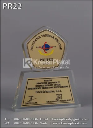 PR22 Plakat Resin Wisuda POLTEQ