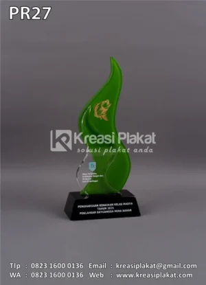 PR27 Plakat Resin Penghargaan Kenaikan Kelas Madya