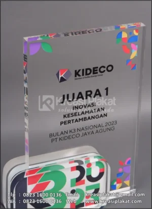 PA160 Plakat Akrilik Juara Inovasi Keselamatan Pertambangan