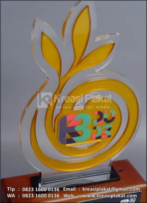 PA161 Plakat Akrilik Juara Lomba Kreasi Menu Sehat