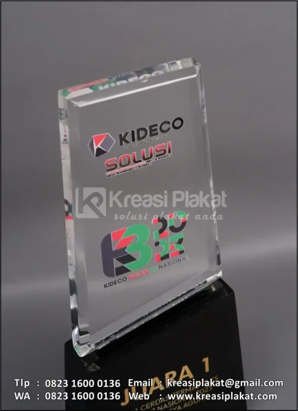 Detail PA162 Plakat Akrilik Juara Lomba Cerdas Cermat