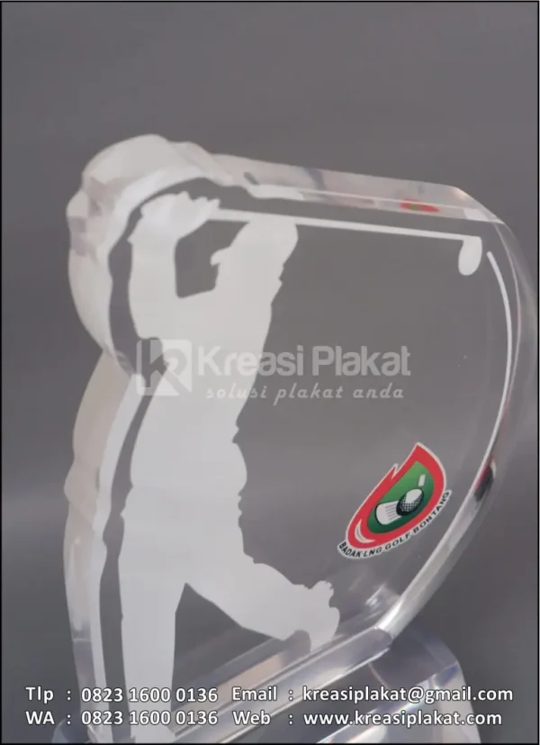 Detail PA171 Plakat Akrilik Siluet LNG Golf Bontang