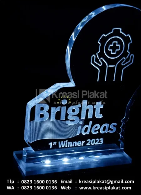 PA190 Plakat Akrilik Bright Ideas Winner Thiess