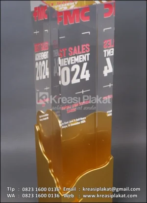 Detail PCR34 Plakat Kristal FMC Best Sales Achievement
