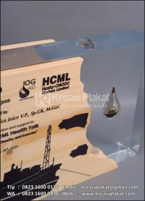 PK136 Plakat Kayu HCML Heal Talk