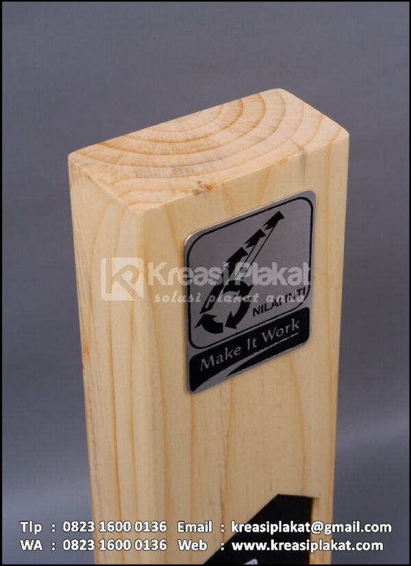 Detail PK140 Plakat Kayu PAMA MTBU Incov Fest
