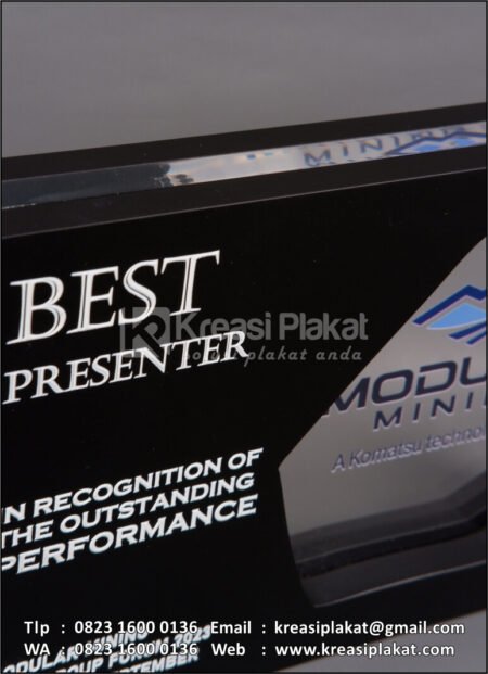 PK148 Plakat Kayu Akrilik Modular Mining