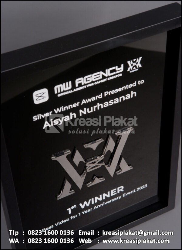 Detail PK153 Plakat Kayu MW Agency Silver Winner Award