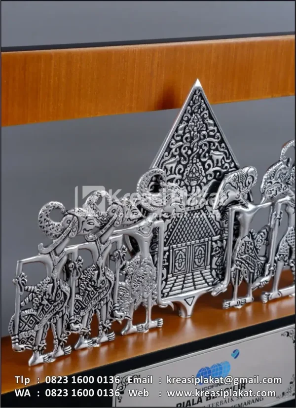 Detail PL35 Plakat Logam Frame Wayang PT Sucofindo
