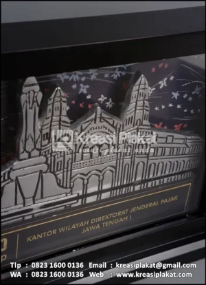 PL45 Plakat Logam Kanwil DJP Jawa Tengah