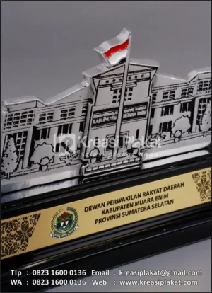 PL46 Plakat Logam DPRD Kabupaten Muara Enim
