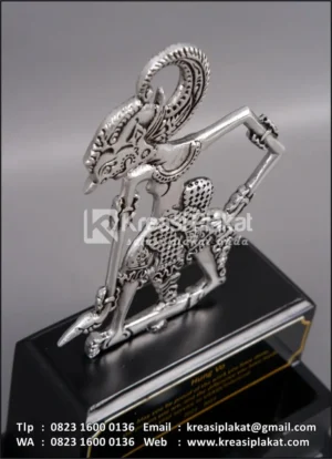 PL47 Plakat Logam Aluminium Wayang