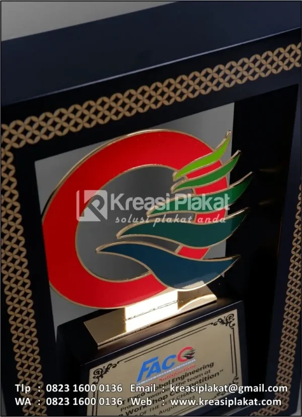 Detail PL50 Plakat Logam Faco 5R Workshop Competition