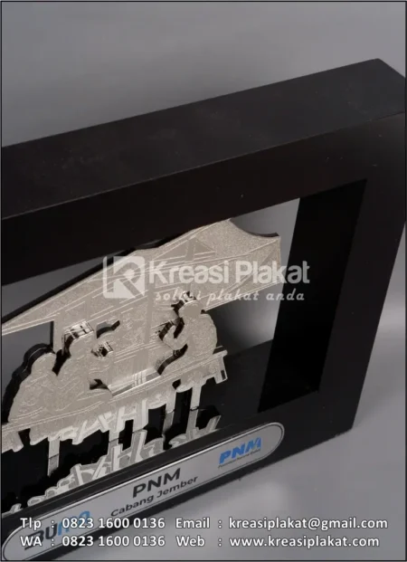 PL57 Plakat Logam PNM Cabang Jember