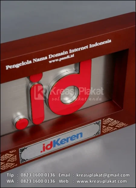 PL68 Plakat Logam Id Pengelola Nama Domain Indonesia