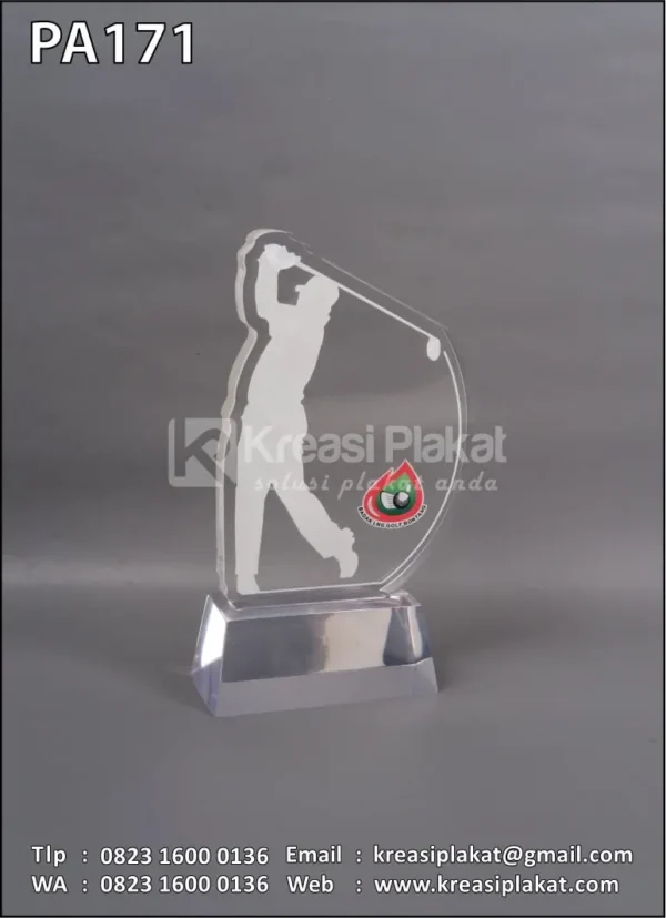 PA171 Plakat Akrilik Siluet LNG Golf Bontang