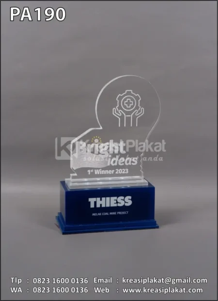 PA190 Plakat Akrilik Bright Ideas Winner Thiess