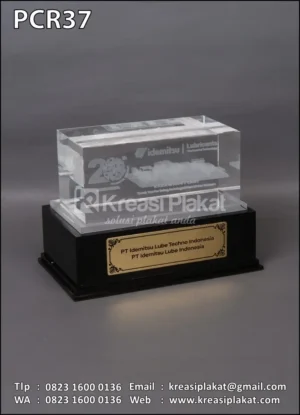 PCR37 Plakat Kristal 20Th PT Idemitsu Lube Indonesia