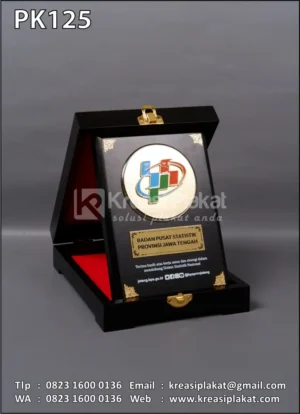 PK125 Plakat Kayu Box BPS Jawa Tengah