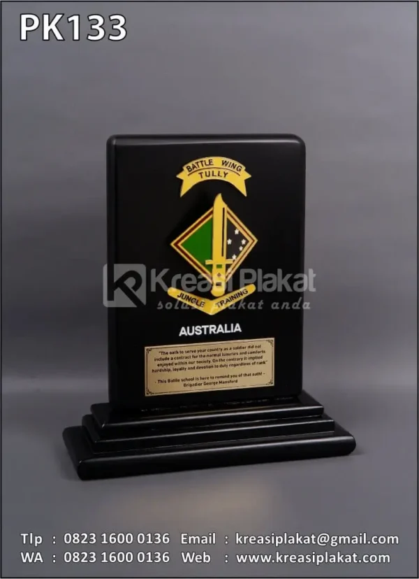 PK133 Plakat Kayu Battle Wing Tully Jungle Training