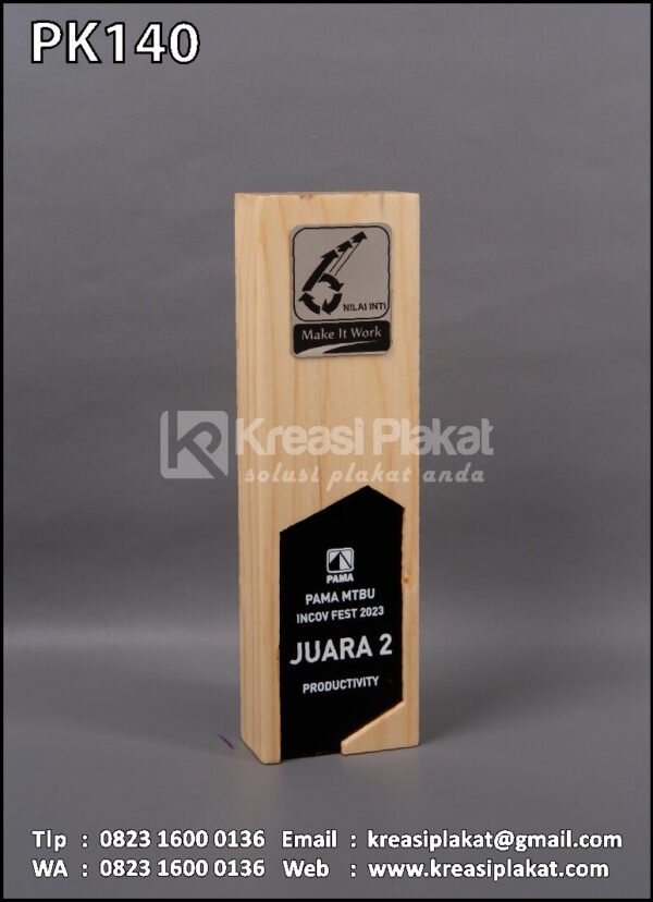 PK140 Plakat Kayu PAMA MTBU Incov Fest