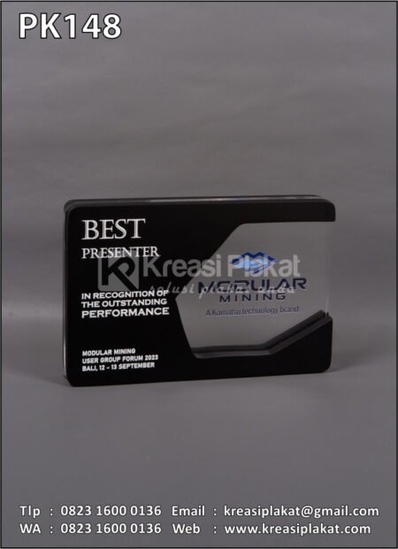 PK148 Plakat Kayu Akrilik Modular Mining