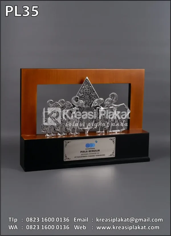 PL35 Plakat Logam Frame Wayang PT Sucofindo