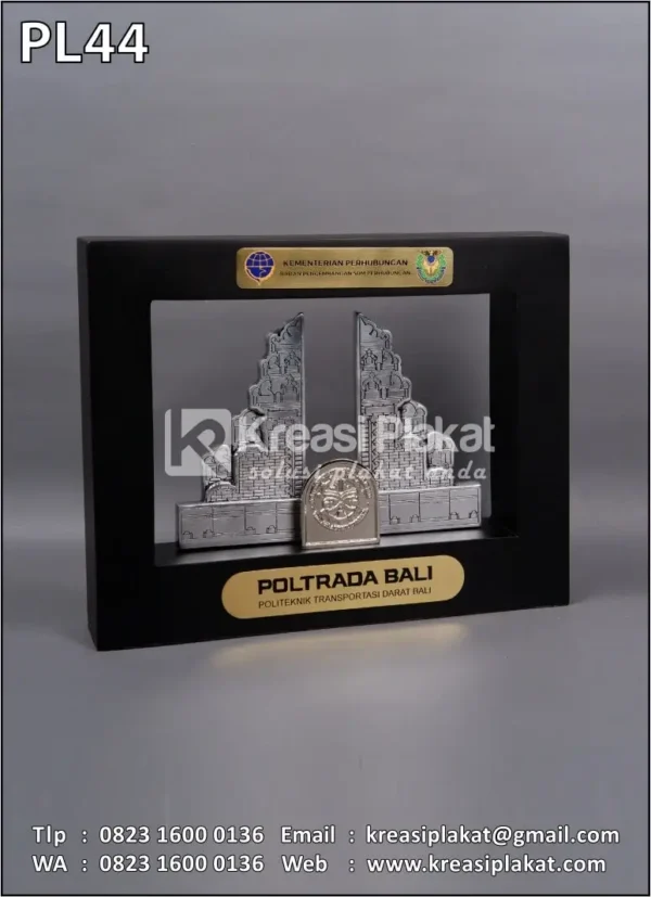 PL44 Plakat Logam Poltrada Bali