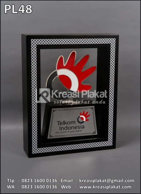 PL48 Plakat Logam Telkom Indonesia