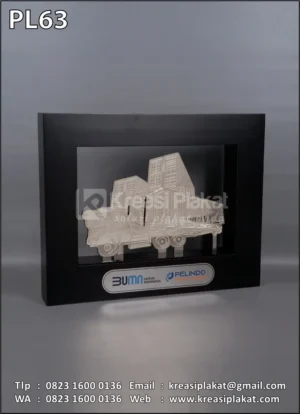 PL63 Plakat Logam Pelindo Terminal Petikemas