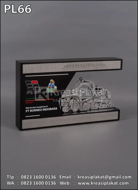 PL66 Plakat Logam Aluminium PT BIB