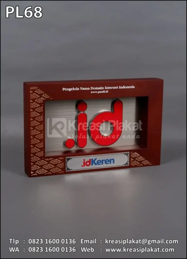 PL68 Plakat Logam Id Pengelola Nama Domain Indonesia