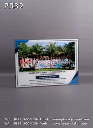 PR32 Plakat Resin Alumni SMP St Louis Palembang