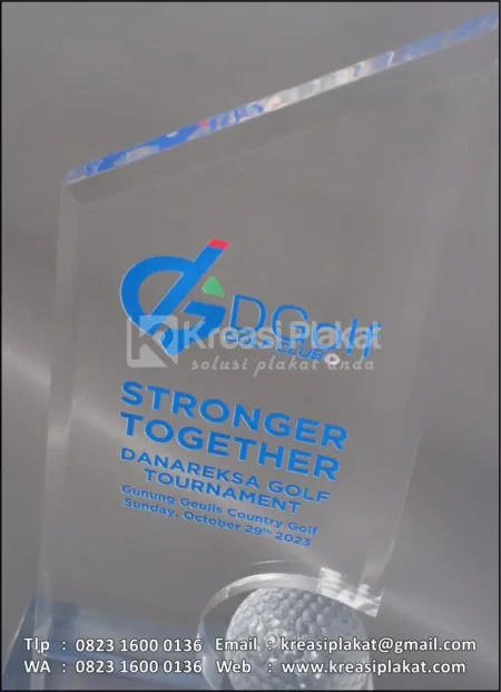 PA202 Plakat Akrilik Danareksa Golf Tournament