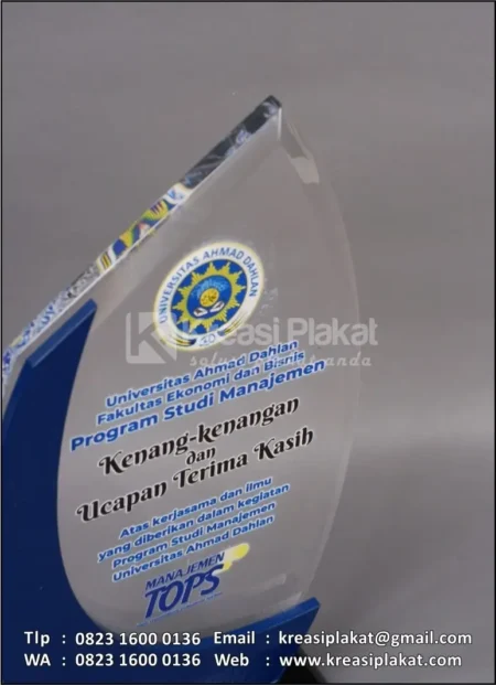 PA203 Plakat Akrilik Manajemen TOPS UAD