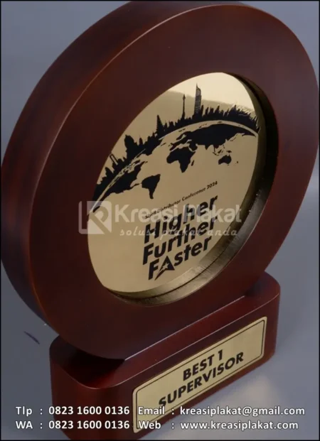 PK164 Plakat Kayu Best 1 Supervisor Shell Distributor Conference