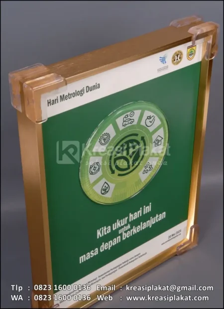 PL73 Plakat Frame Logam Hari Metrologi Dunia