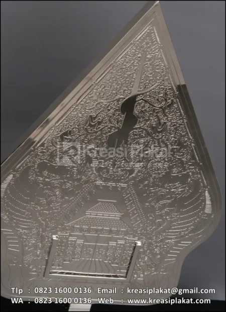 PL75 Plakat Logam Wayang Gunungan Wayang Interport