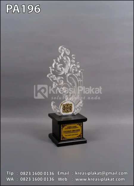 PA196 Plakat Akrilik Yayasan Abi Ummi