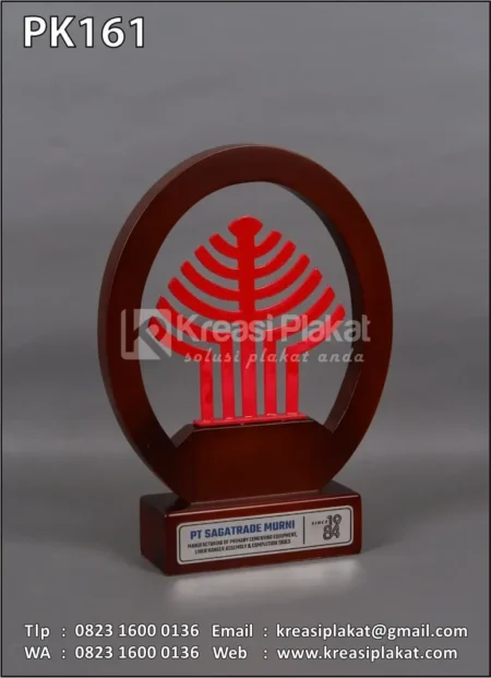 PK161 Plakat Kayu PT Sagatrade Murni
