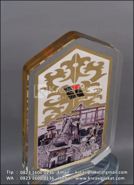 PA212 Plakat Akrilik PT Borneo Indobara