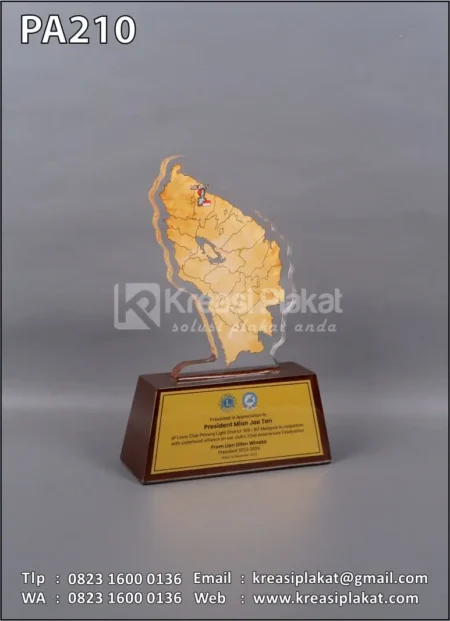 PA210 Plakat Akrilik Lions Club International