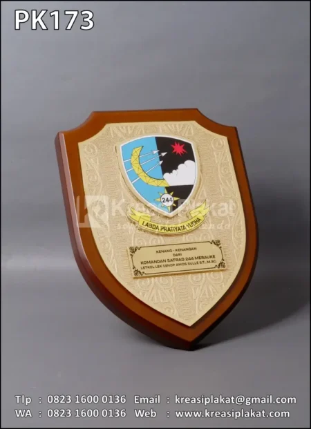PK173 Plakat Kayu Satuan Radar 214