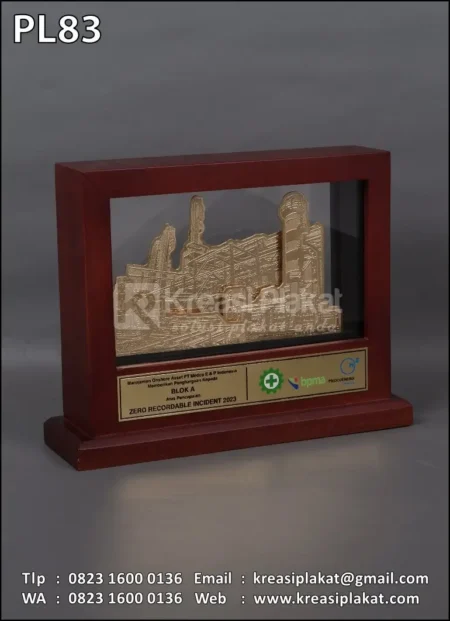 PL83 Plakat Logam Frame PT Medco