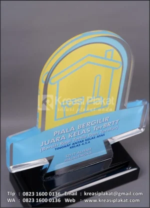 PA215 Plakat Akrilik Juara Kelas TerBRTT