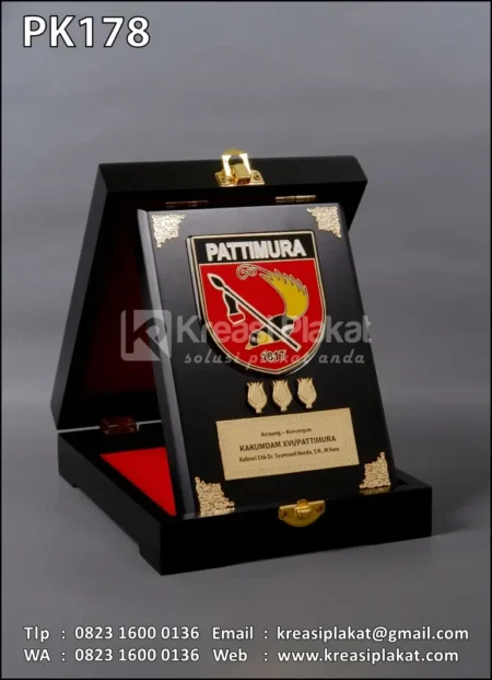 PK178 Plakat Kayu Box Kakumdam XVI/Pattimura